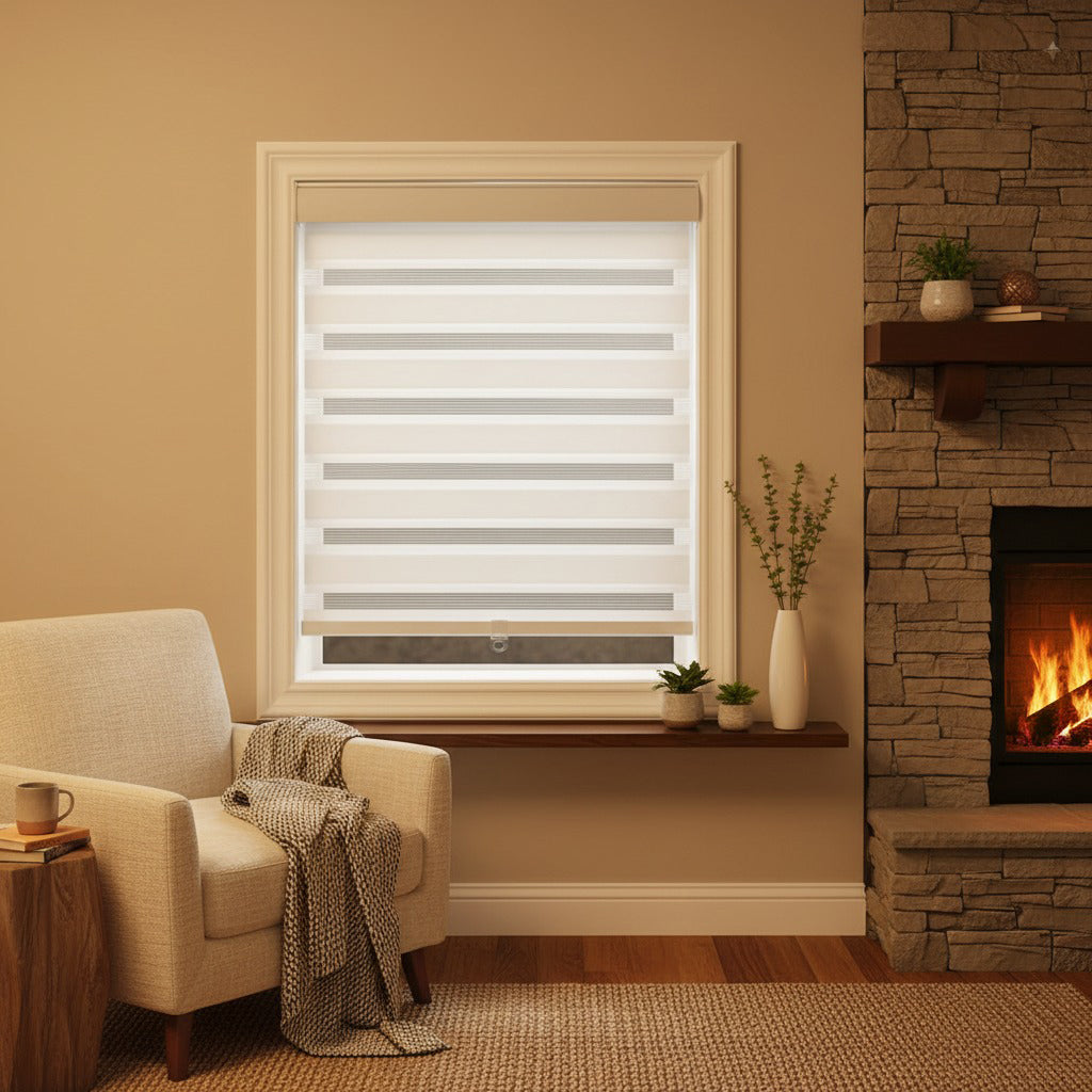 Cassette fabric cover day&night roller blind